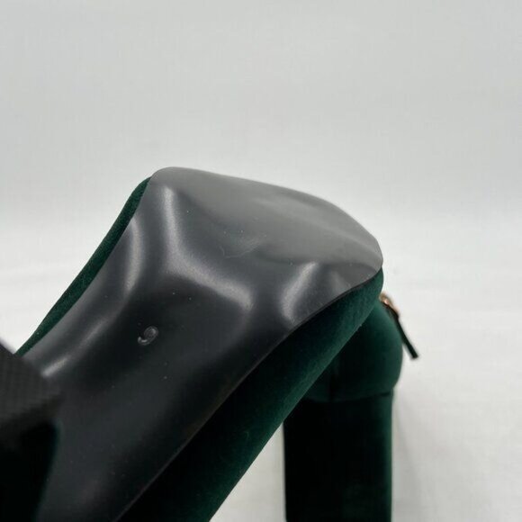 FSJ Women's Ankle Strap Pumps Closed Toe Block High Heel Round Toe Mary Jane Sho - Picture 6 of 8